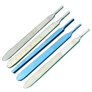 Stainless steel eye surgical Blade Handle 3#4# Bard-parker blade handles ophthalmic surgical <b>instrument</b> - Product Image 1