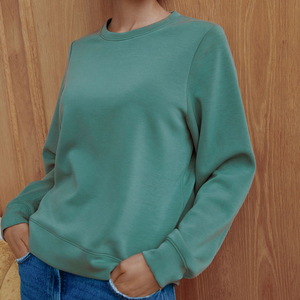 เสื้อสเวตเชิ้ตคอกลมไซส์ใหญ่ ผ้าฟลีซ แขนยาว สำหรับผู้ชาย ป้องกันขนร่วง ระบายอากาศ แห้งเร็ว ผ้าฝ้าย 100% สำหรับฤดูหนาว รับผลิตแบบ OEM - Product Image 4