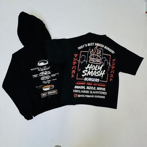 Sudaderas con capucha de invierno oversize de corte cuadrado con cremallera de cuarto, 100% algodón, con bordado personalizado efecto desgastado y lavado a la piedra, diseño de moda streetwear, fabricadas por ZEYN - Product Image 2