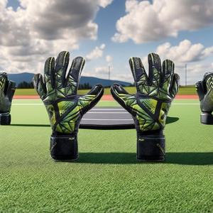 Guantes de Portero al por Mayor, Guantes de Fútbol con Palma de Látex de Agarre Fuerte, Guantes de Portero de Fútbol con Logotipo Personalizado - Product Image 3