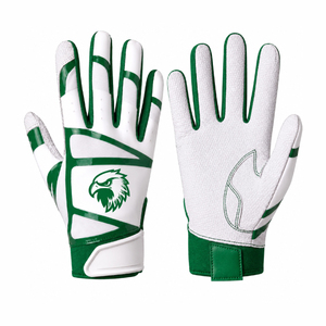 Custom Wholesale High Quality Leather Baseball Batting Gloves Ambidextrous Eco-Friendly Durable Unisex Adult Training Gloves - Product Image 4