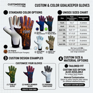 Guantes de Portero para Entrenamiento – Diseño con Estampado de Nebulosa Cósmica y Agarre Superior - Product Image 2