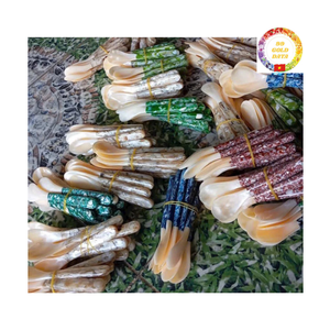 ช้อนกาแฟเปลือกหอยมุก |   เปลือกหอยธรรมชาติ |   ทนทาน |   ราคาโรงงานขายส่ง - Product Image 2