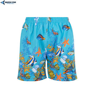 ผู้ผลิตจัดหา กางเกงว่ายน้ำพิมพ์โลโก้ตามสั่ง แห้งเร็ว เป็นมิตรกับสิ่งแวดล้อม โพลีเอสเตอร์ 100% คอลเลคชั่นฤดูร้อน - Product Image 4