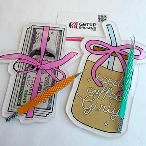 Pinzas para Pestañas de Acrílico Sólido Ovaladas, Pinzas de Aislamiento de Volumen, Logotipo Personalizado, Marca Privada, Suministros Duraderos para Salón - Product Image 4