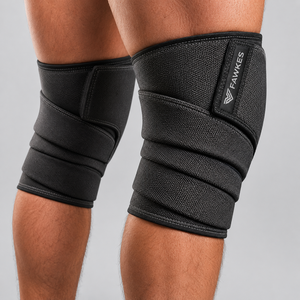 Fawkes Knee Sleeve Unisex Solid Navy Blue Elastic Breathable Support Compression Guard Wholesale Rate Cheap Price Best Selling - Product Image 6