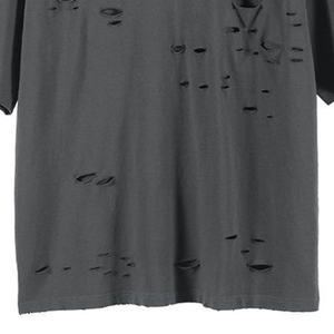 T-shirts déchirés pour femmes 100 % coton de haute qualité 2026 – Coupe ajustée, décontractés, respirants, écologiques, personnalisables (logo et tailles) - Product Image 3