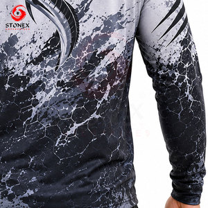 Sudadera de Pesca para Hombre, de Secado Rápido, Transpirable, con Protección UV, Logotipo Personalizado, Ropa Deportiva de Tallas Grandes, Directo de Fábrica - Product Image 3