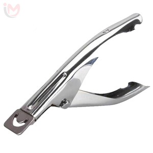 Coupe-cuticules professionnel en acier inoxydable, coupe-peaux mortes de précision, outil de manucure et pédicure, poignée à ressort en caoutchouc souple - Product Image 5