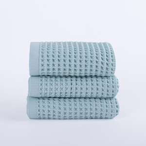 Serviette de Bain en Coton Pur Gaufré Classe A Douce et Absorbante Jacquard pour le Visage et le Corps – Vente en Gros - Product Image 1