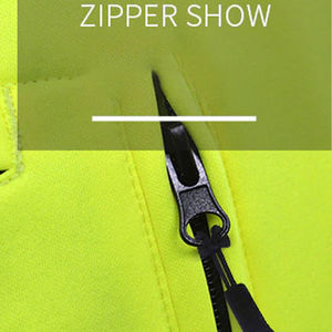 High Visibility Safety <b>Jacket</b> Reflective Workwear Construction Site <b>Worker</b> Protective Safety Clothing Reflective Safety <b>Jacket</b> - Product Image 6