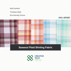 Material ecológico SWL-5E1525 de lana marina con protección solar PET/Nylon/Poliéster=30/6/64 ideal para camisas de trekking. - Product Image 6