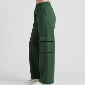 Pantalones Deportivos Rectos de Invierno para Mujer, Hechos a Medida, de Poliéster/Algodón con Encaje, Logotipo Personalizado, Resistentes, Ecológicos, Gran Venta - Product Image 6