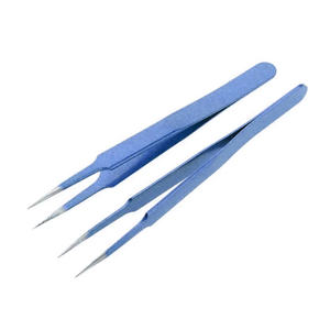 Pinzas profesionales para extensión de pestañas con puntas de fibra para un agarre perfecto a las pestañas, nunca se deslizan, pinzas para extensión de pestañas. - Product Image 1