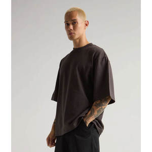 Camisetas de Manga Larga Unisex con Cuello en V, Personalizadas, de Poliéster de Alta Calidad, Corte Holgado, Hombros Caídos, Estampado con Bloques de Color, Estilo Urbano - Product Image 3
