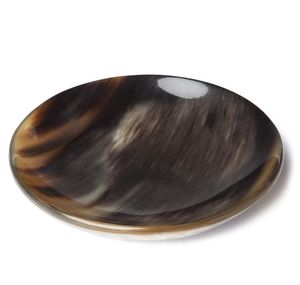 Plateau de service ovale en corne de buffle écologique, fait main, 9x4,5 pouces, forme naturelle, assiette décorative pour la maison, le bar ou la table - Product Image 5