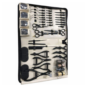 Kit d'outils pour extensions de cheveux, ensemble complet, qualité supérieure, acier inoxydable, outils professionnels pour l'application d'extensions de cheveux à l'eau - Product Image 2