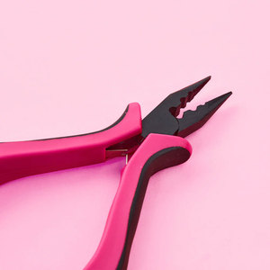 Pince ergonomique pour extensions de cheveux naturels, application, retrait et ajustement des perles – Outil de coiffure professionnel pour salon - Product Image 3