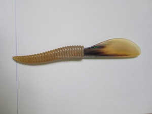 ช้อนเสิร์ฟควายฮอร์นสไตล์วินเทจหรูหราดีไซน์ใหม่มีดบิดทรงเขาควายสำหรับบ้านและโรงแรมโดย fwe - Product Image 2