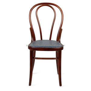 2025 Mid-Vintage European Style Sheesham Solid Wood <b>Dining</b> <b>Chair</b> Iron Cushioned Seats Retro Curved Design Home Office Home Bar - Product Image 2