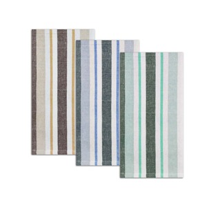 Paños de cocina de diseño a rayas teñidas con hilo, súper absorbentes y de secado rápido, de la India. El mejor paño de limpieza para uso en la cocina. - Product Image 6