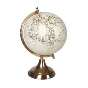 Décoration de bureau à domicile la plus vendue support de carte Globe en aluminium fini or de haute qualité dernière conception de motif de boule prix d'usine - Product Image 1