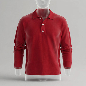 Polo homme en polyester et coton, uni, vierge, prix usine, personnalisable avec logo brodé ou imprimé - Product Image 2