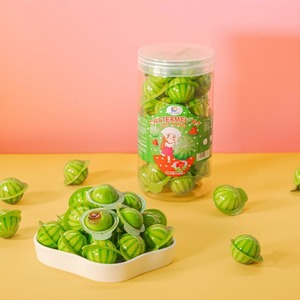 Watermelon Fruity Gummy <b>Candy</b> with Jam Inside-round Ball Box Packaging Sweet Taste DAI LONG Brand Best Quality - Product Image 2