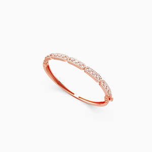 JEWELLERY PLANET Pulsera Unisex Clásica con Pavé de Diamantes Cultivados en Laboratorio de 0.28 Ct, Certificados por IGI, Chapada en Oro de 18K, Oro Amarillo y Blanco de 9K - Product Image 5