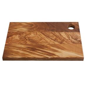 Tabla de cortar de madera natural para cortar queso y carne, tabla de cortar y charcutería de madera rústica moderna, accesorios de cocina - Product Image 1