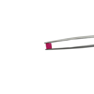 Rubis africains naturels non traités, carrés calibrés de 5 mm, pierres précieuses de rubis naturelles facettées pour la fabrication de bijoux, prêtes à l'emploi - Product Image 2