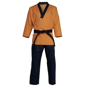 Uniforme d'arts martiaux de qualité professionnelle Solid Trader, vêtements d'extérieur en coton pur pour l'entraînement régulier, tenues de judo et de karaté - Product Image 1