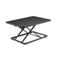 Station de travail ergonomique en forme de X pour bureau à domicile convertisseur de bureau d'ordinateur réglable table élévatrice pliable pour ordinateur portable sur pied