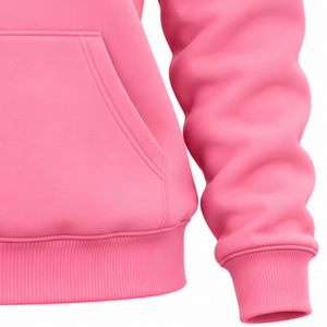   Sudadera con Capucha Rosa para Mujer, Diseño Gráfico con Letras, Informal, Manga Larga, Suave y Cómoda, Estilo Sorority - Product Image 3