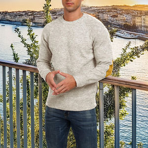 Fabrication professionnelle de pulls d'hiver chauds pour hommes, faible MOQ, pull en tricot surdimensionné pour hommes - Product Image 6