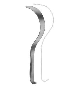 Spatules pulmonaires Deaver |   Manuel Premium en acier inoxydable - Product Image 1