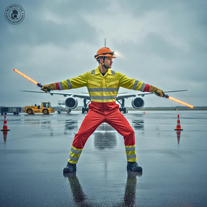 Overol de Trabajo Unisex de Alta Visibilidad, Amarillo y Rojo Reflectante, Tela Ligera y Transpirable Nomex, Uniforme de Seguridad de Manga Larga - Product Image 2