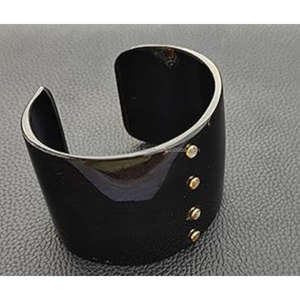 Coupleur de tube solide MonoHorn | Connecteur en corne de buffle minimaliste avec finition mate lisse pour l'artisanat moderne | Fourniture en vrac personnalisée - Product Image 1