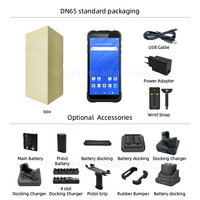 Dingdata DN65U PDA Industrial Android 13 de 5.5 Pulgadas, IP65 Resistente, Wi-Fi, Escáner de Código de Barras 2D, 64GB, UHF 13.56MHz, NFC, Qualcomm