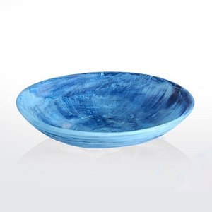 Resin bowl epoxy handmade decorative fruit serving bowl glossy finish modern home decor centerpiece unique gift item - Product Image 1