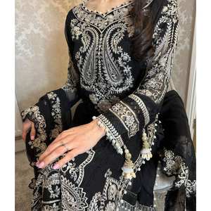 Conjunto de Top y Pantalón de Fiesta para Mujer con Dupatta - Product Image 6