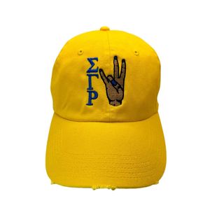 SGRho Baseball Cap <b>Women</b> Embroidered Sorority Style Adjustable Casual <b>Hat</b> Classic Outdoor Sports Sun Protection Fashion Headwear - Product Image 1