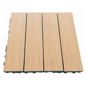Carreaux de patio en composite WPC à emboîtement 18mm <span class=keywords><strong>parquet</strong></span> pour <span class=keywords><strong>terrasse</strong></span> <span class=keywords><strong>parquet</strong></span> carreaux <span class=keywords><strong>terrasse</strong></span> en plastique - Product Image 4