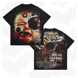 100% Cotton Men Unisex Regular Fit O-Neck Short Sleeve Breathable Quick Dry Heavyweight Silk Screen Printed Front High T-Shirts - Product Image 2