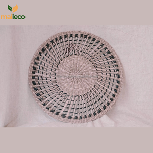 OEM personalizable bohemio Seagrass tejido manteles individuales nuevo diseño mesa de comedor decoración variedad Color vidrio Material cartón esteras almohadillas - Product Image 5