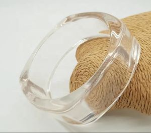 Bracelets en résine artificielle faits à la main de qualité supérieure pour femmes, motifs floraux uniques et époustouflants, couleur personnalisée, bijoux - Product Image 2