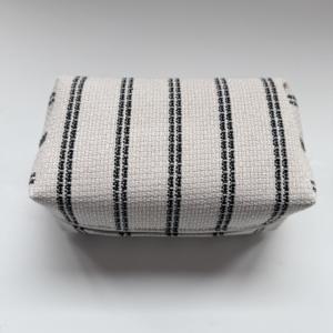 Bolsa de Viaje Cosmética de Yute Ecológica y Natural con Cierre, Organizador de Maquillaje - Product Image 3