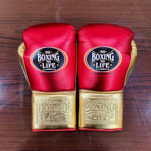 Top Grade Cowhide Leather No Boxing No Life Boxing <b>Gloves</b> Thick 4-Layer Padding Moisture Wicking Breathable Training <b>Gloves</b> - Product Image 4