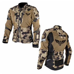 Chaqueta de Motociclismo de Camuflaje, Chaqueta Protectora para Motocicleta de Aventura, Resistente al Viento e Impermeable, para Hombres y Mujeres - Product Image 3