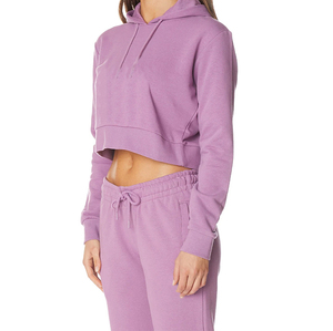 Wholesale Women Ladies <b>Crop</b> Tops Custom Croptop Hoodie Set Women <b>Zip</b> <b>up</b> Fleece Pullover Women Hoodiese Women's <b>Crop</b> Top Hoodie - Product Image 6